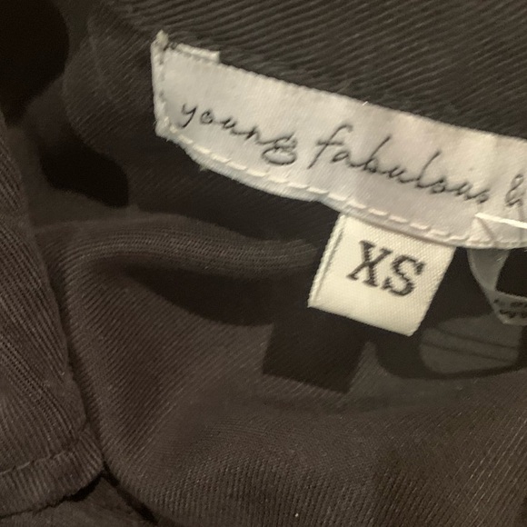 Young Fabulous & Broke Golly Utility Belted Jumpsuit Black - Picture 9 of 9